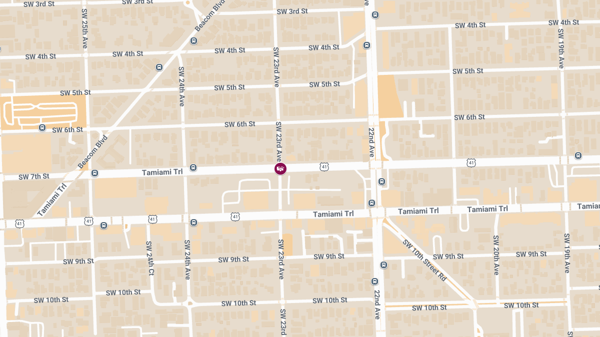 27-Year-Old Woman Injured in Crash at SW 23rd Ave & SW 7th St