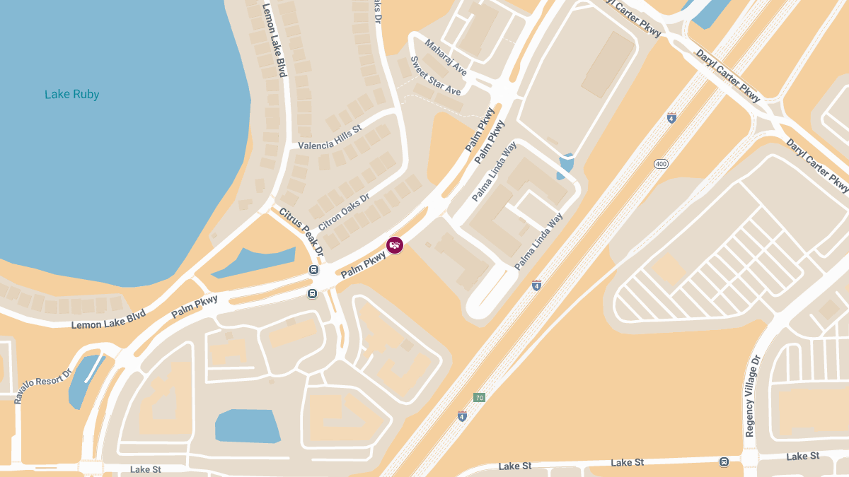 50-Year-Old Woman Injured in Crash Near Palm Pkwy