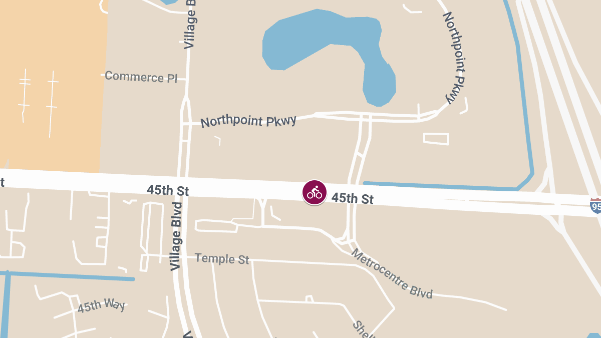 77-Year-Old Bicyclist Injured in Collision on 45th St