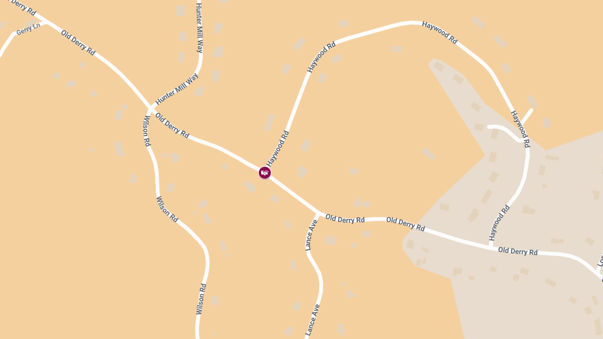 Injury Accident Reported at Old Derry Rd & Haywood Rd
