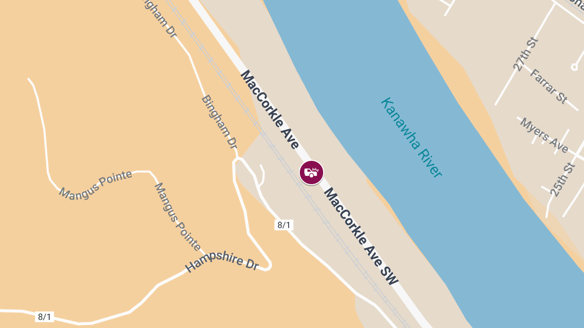 Accident With Injuries Late Night on MacCorkle Ave SW