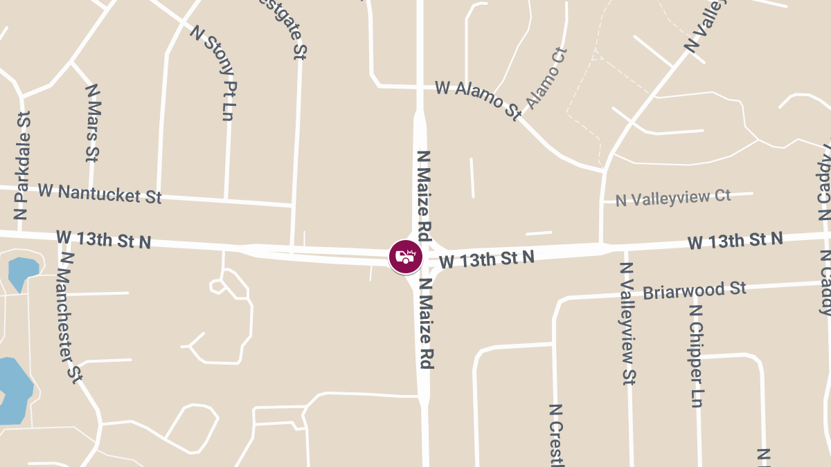 Accident With Injuries Reported at 13th St N & Maize Rd