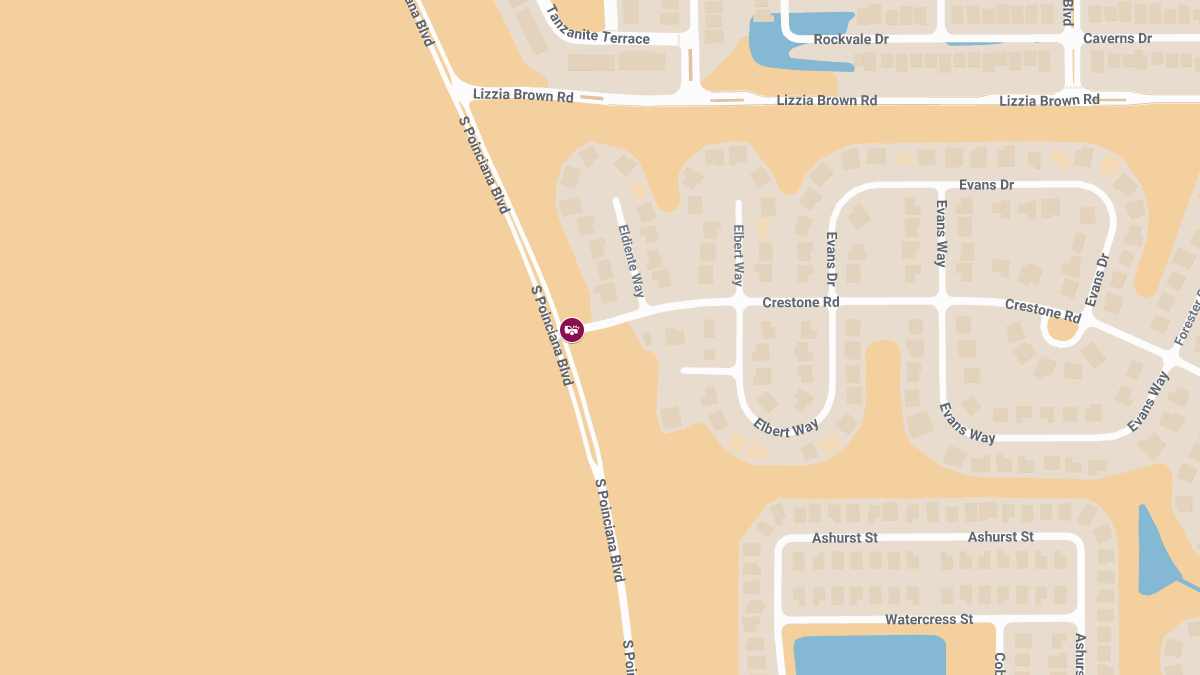 Accident With Injuries Reported at Crestone Rd & S Poinciana Blvd
