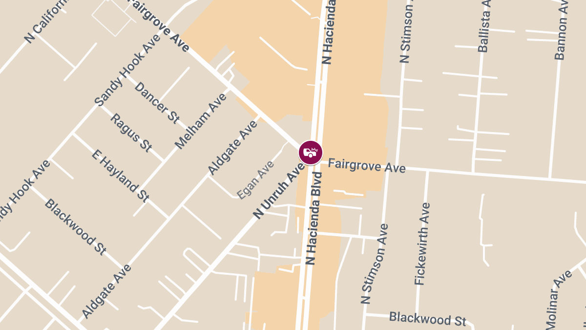 Accident With Injuries Reported at Fairgrove Ave and Hacienda Blvd
