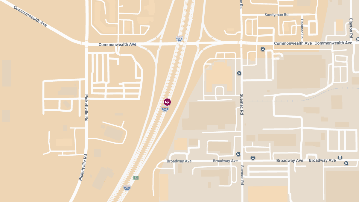 Accident With Injuries Reported at I-295 SB at MM24