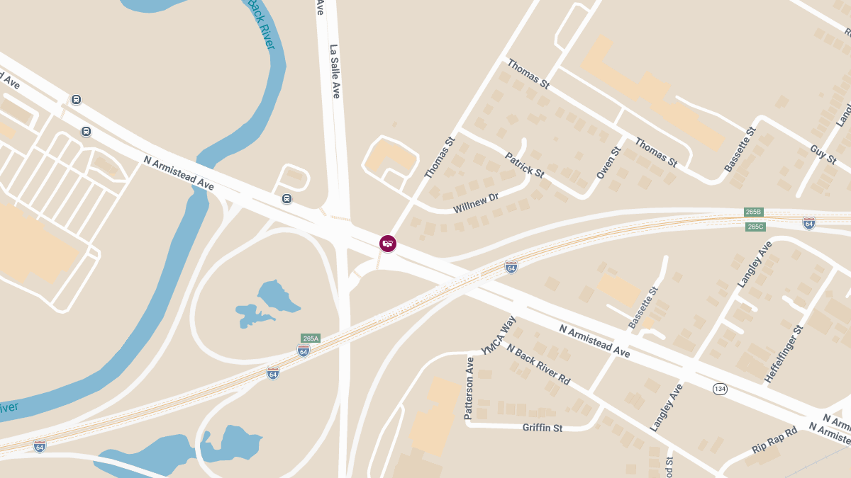 Accident With Injuries Reported at N Armistead Ave & Thomas St