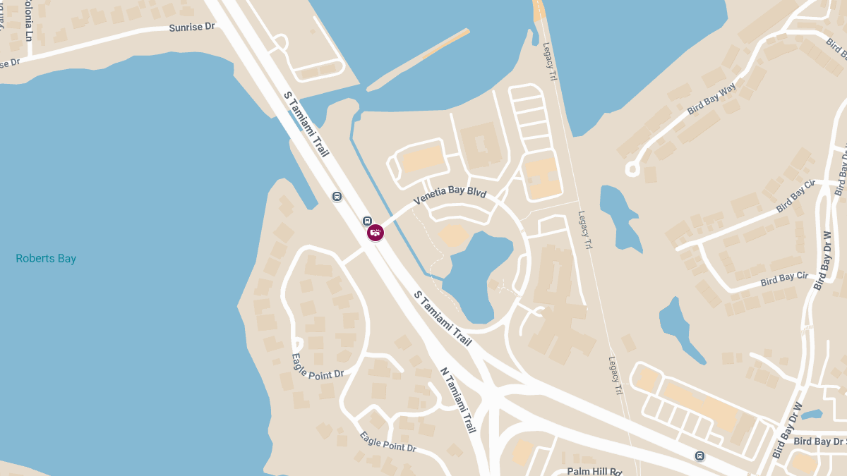 Accident With Injuries Reported at N Tamiami Trl & Venetia Bay Blvd