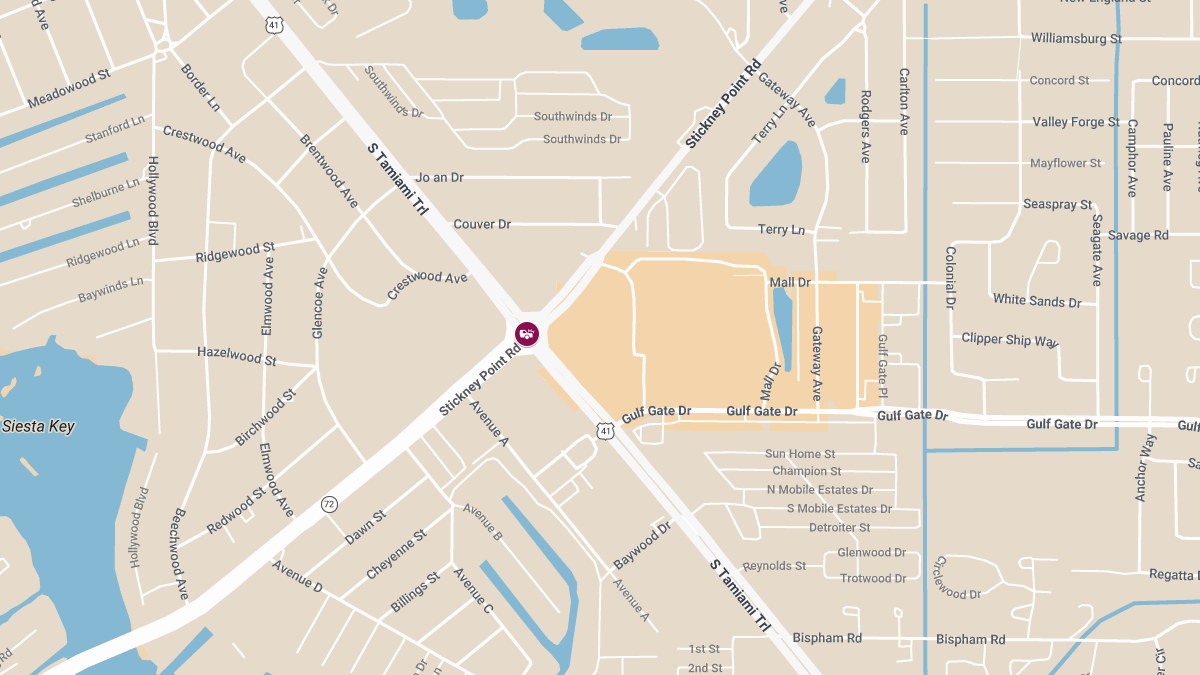 Accident With Injuries Reported at S Tamiami Trl & Stickney Point Rd