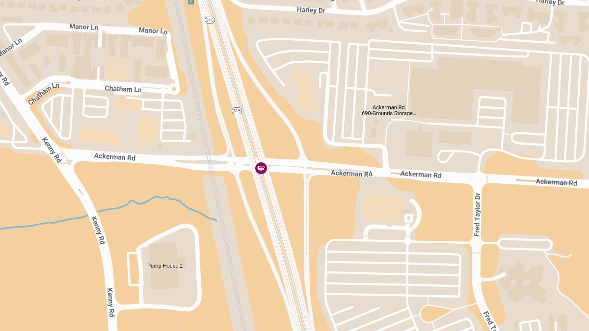 Accident With Injuries Reported on OH-315 S at Ackerman Rd