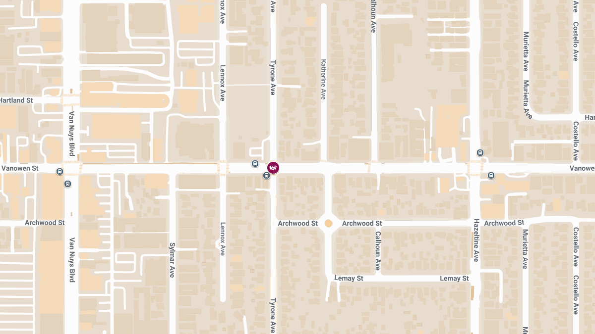 Accident at Vanowen St & Tyrone Ave Results in Injuries