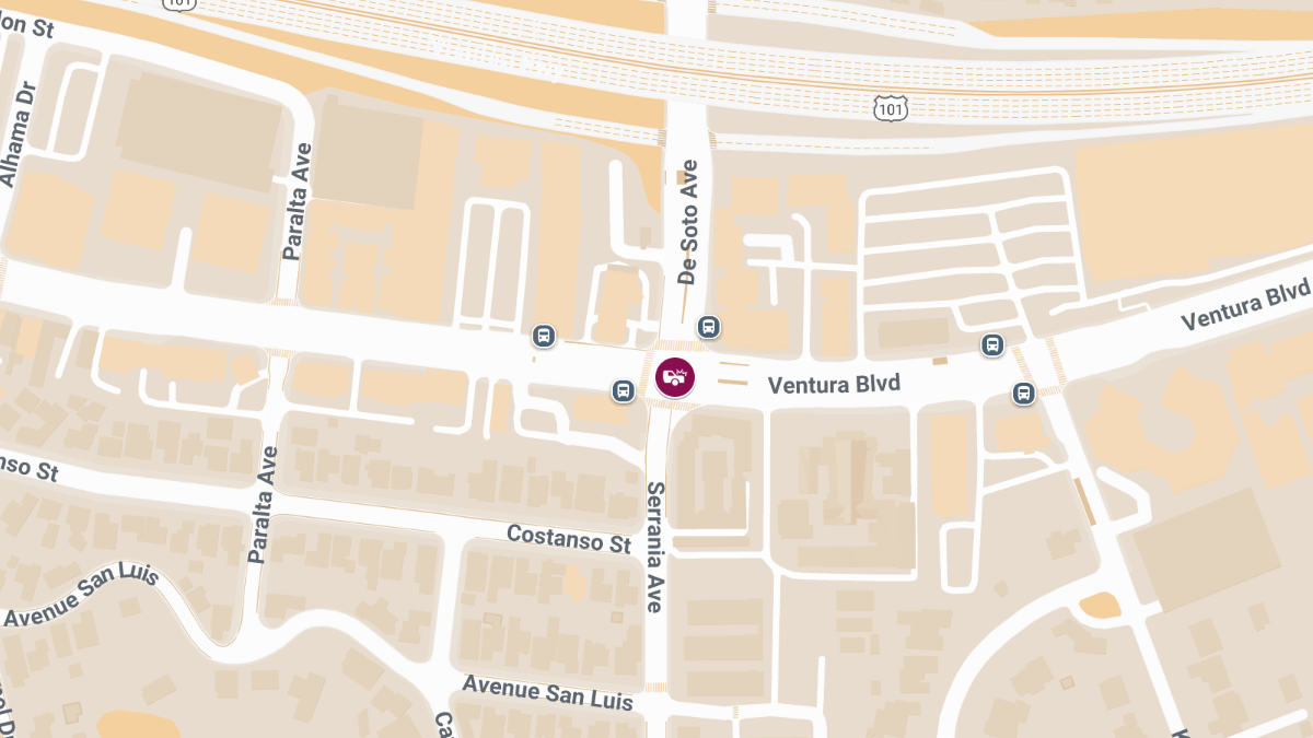 Accident at Ventura Blvd & De Soto Ave Leads to Injuries