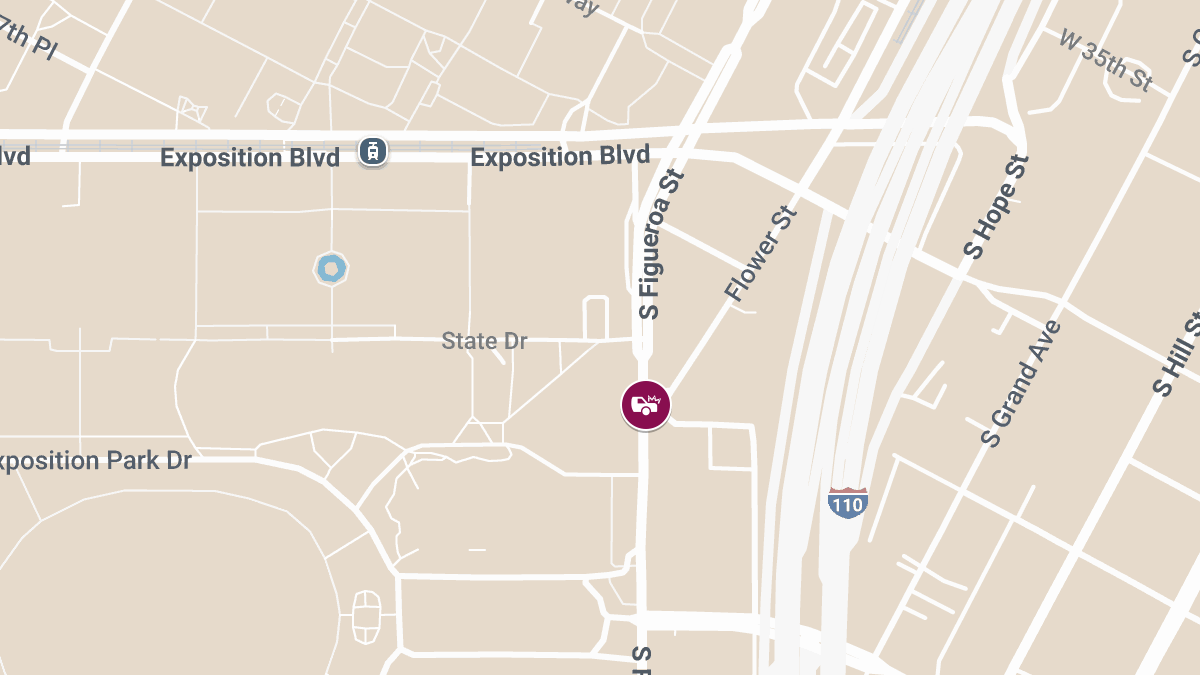 Accident at W 38th St & S Flower St Leads to Injuries