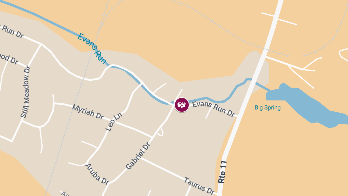 Accident with Injuries Near Evans Run Dr Shuts Down Lanes