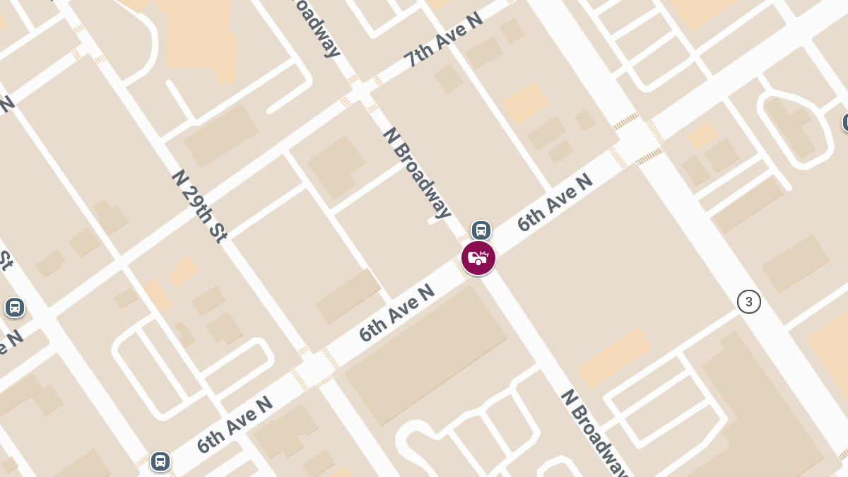 Accident with Injuries Reported at 6th Ave N & N Broadway
