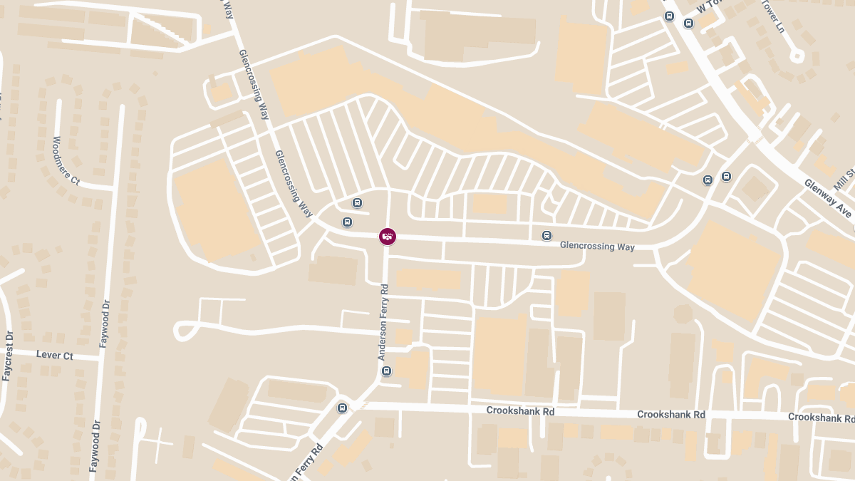 Accident with Injuries Reported at Anderson Ferry Rd and Glencrossing Way
