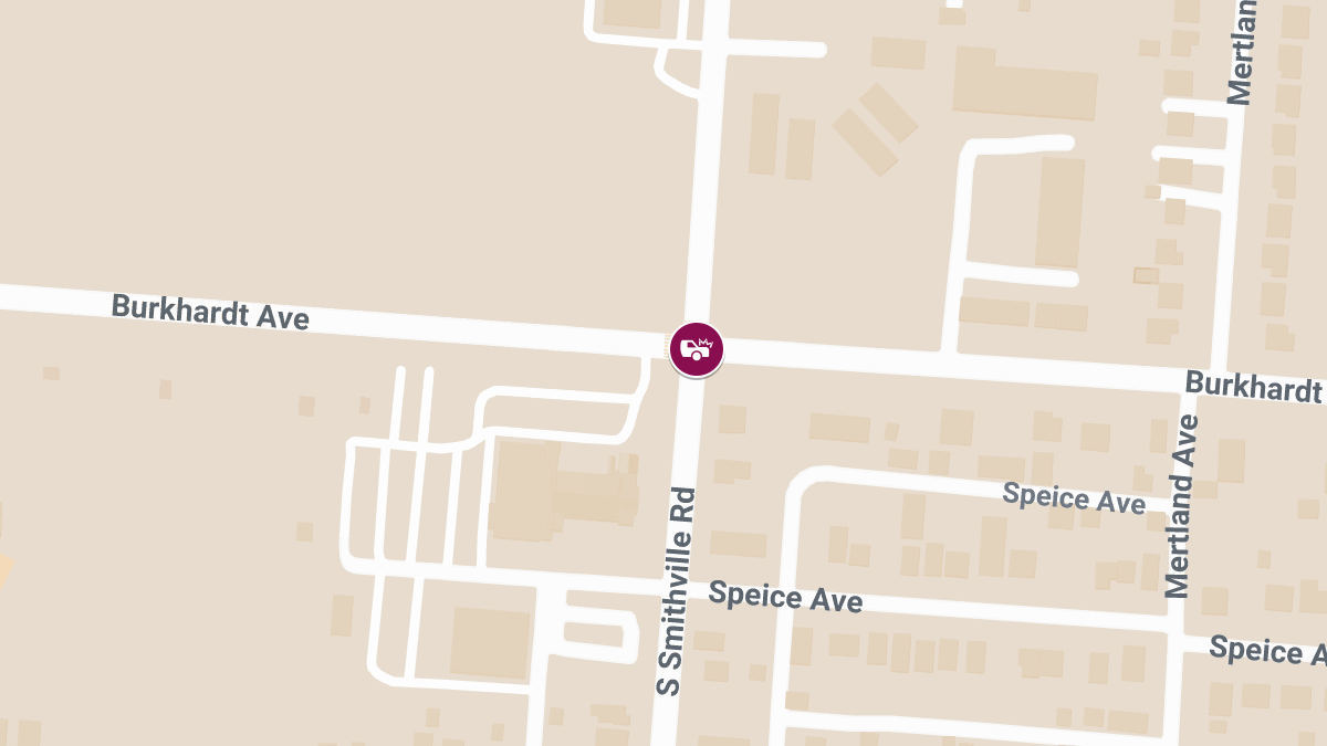 Accident with Injuries Reported at Burkhardt Ave & S Smithville Rd