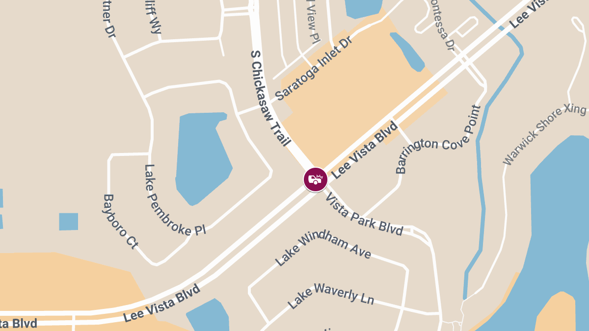Accident with Injuries Reported at Lee Vista Blvd and S Chickasaw Trl