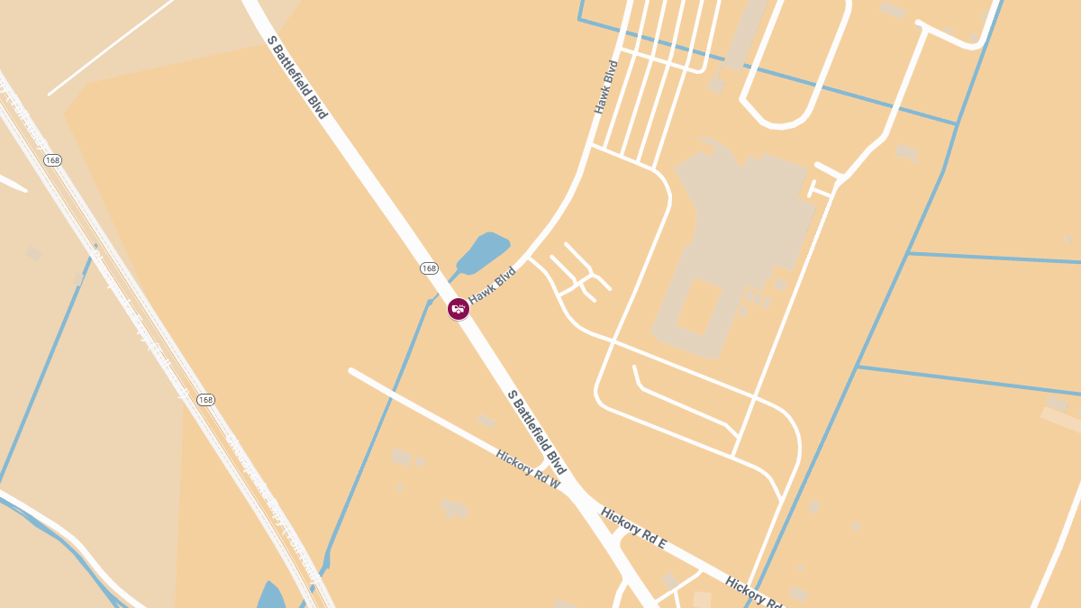 Accident with Injuries Reported at S Battlefield Blvd and Hawk Blvd