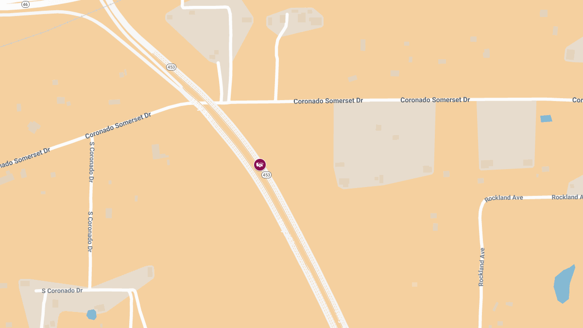 Accident with Injuries Reported on SR-453 NB Near MM2