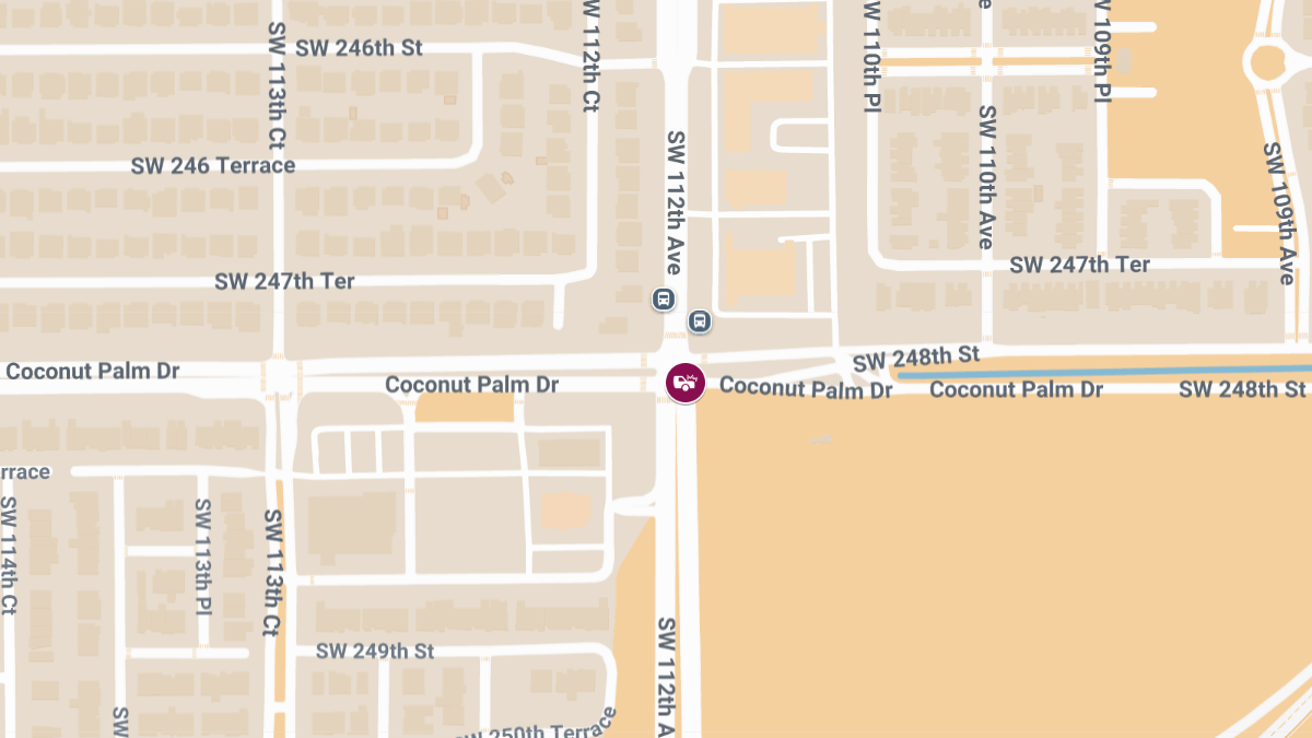 Accident with Injuries and Roadblock at SW 112th Ave and SW 248th St