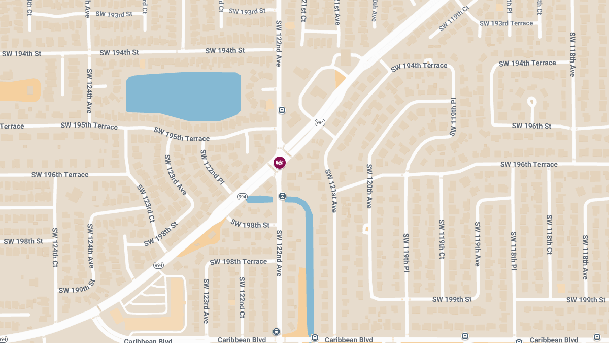 Accident with Injuries and Roadblock on Quail Roost Dr at SW 122nd Ave