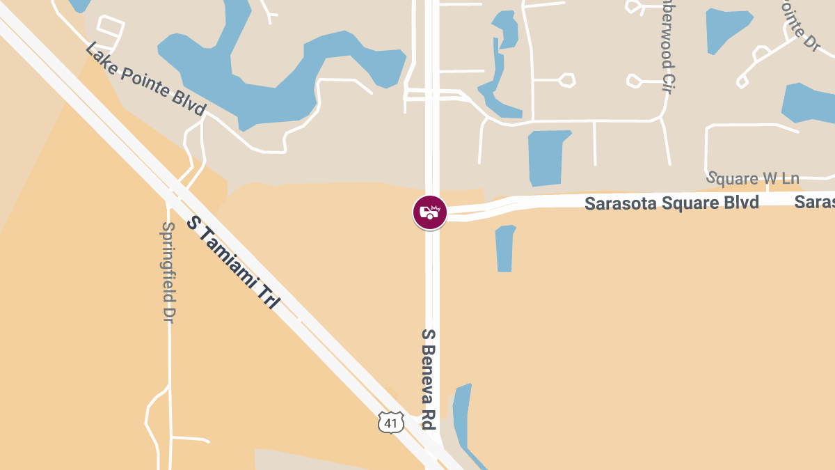 Accident with Injuries at Beneva Rd & Sarasota Square Blvd