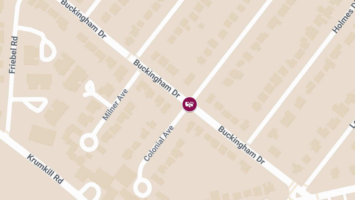 Accident with Injuries at Buckingham Dr & Colonial Ave