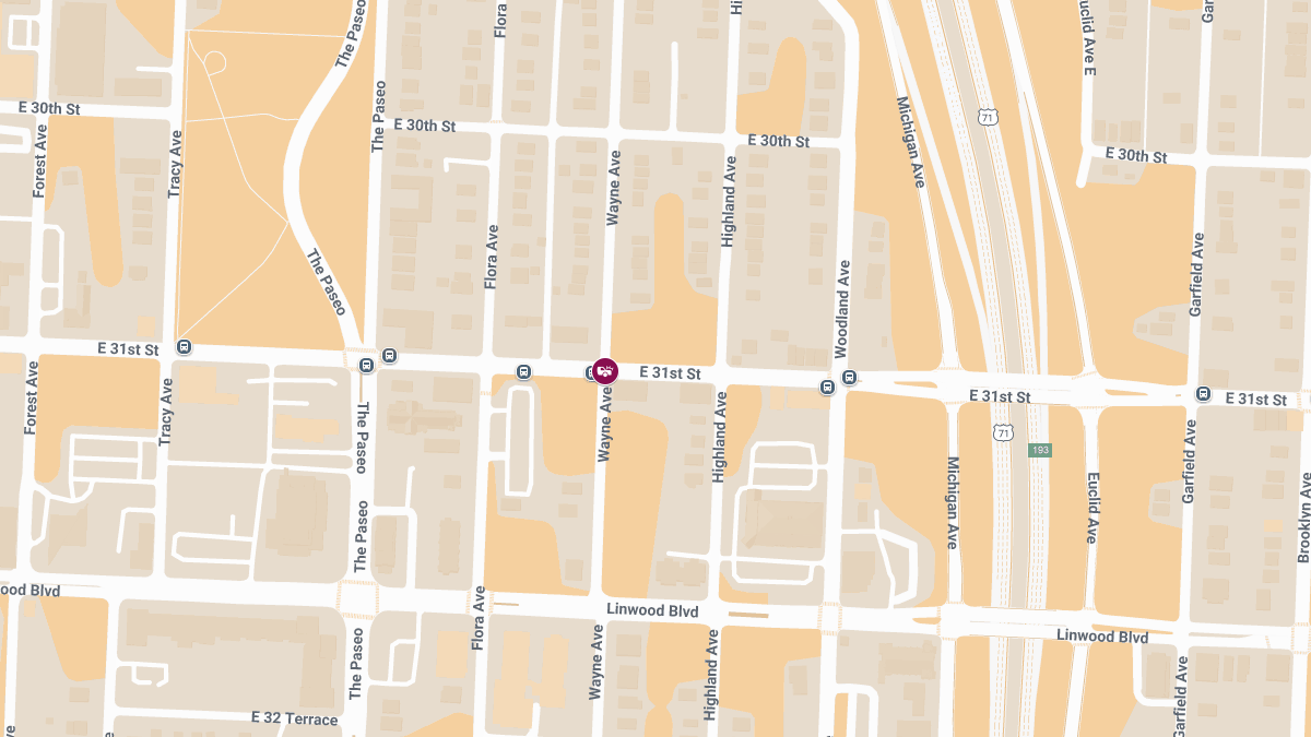 Accident with Injuries at E 31st St & Wayne Ave