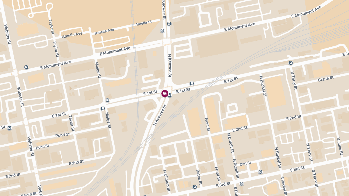 Accident with Injuries at N Keowee St & E First St Involving Two SUVs