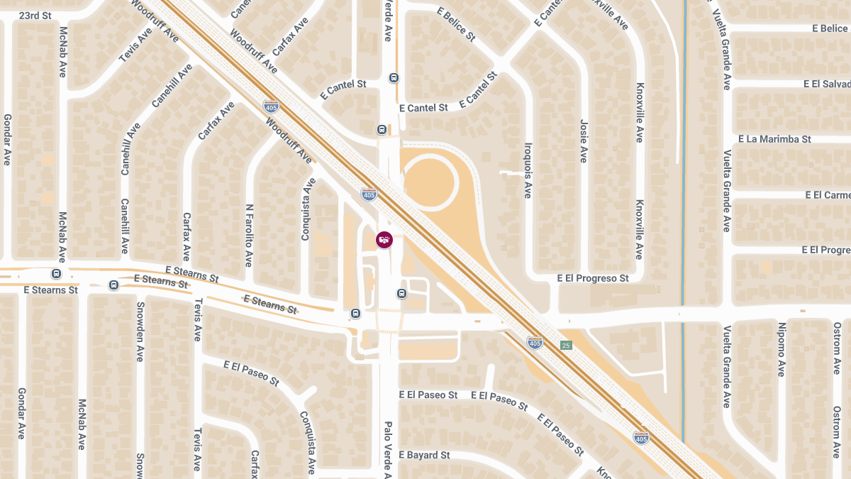 Accident with Injuries at Palo Verde Ave and Woodruff Ave