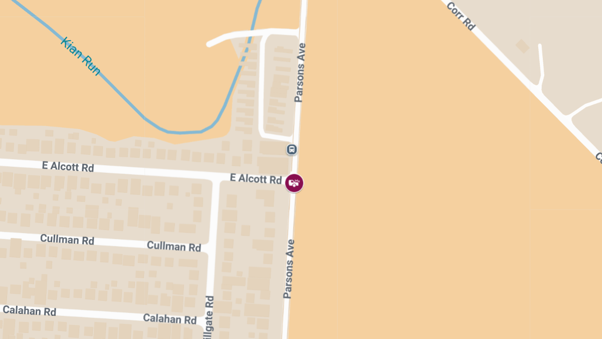 Accident with Injuries at Parsons Ave & E Alcott Rd