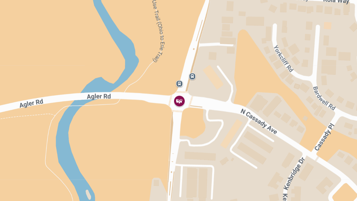 Accident with Injuries at Sunbury Rd and N Cassady Ave