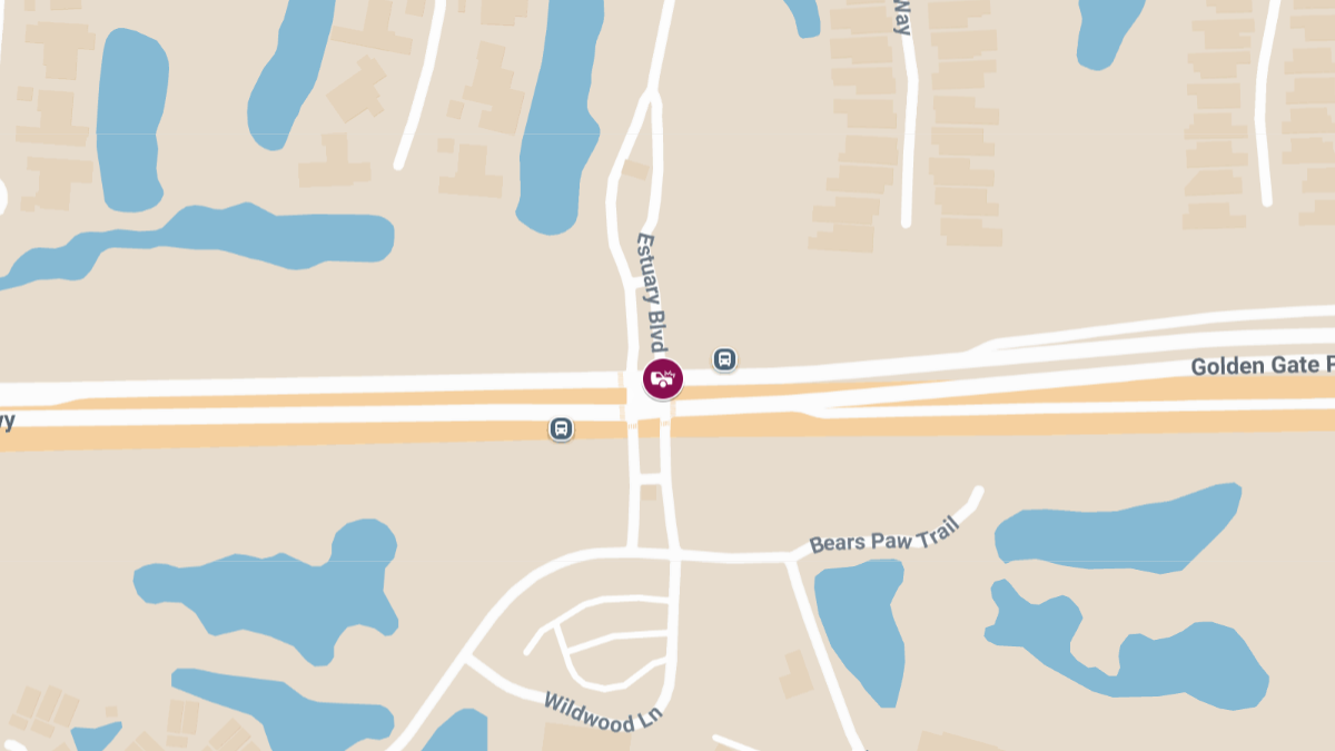 Accident with Injuries on Golden Gate Pkwy at Estuary Blvd