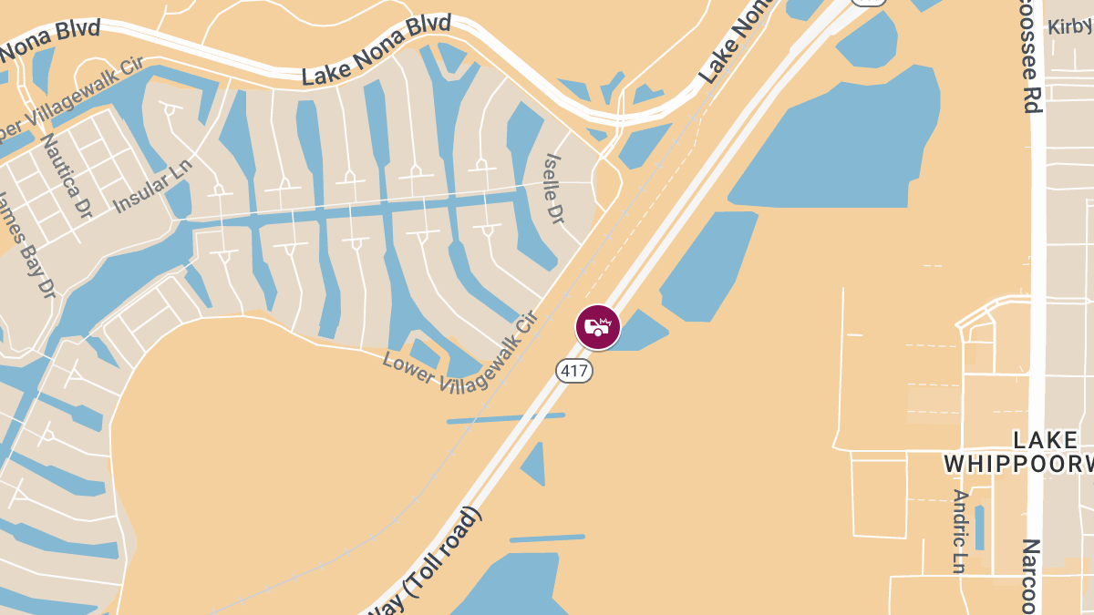 Accident with Injuries on SR-417 NB Near MM 8