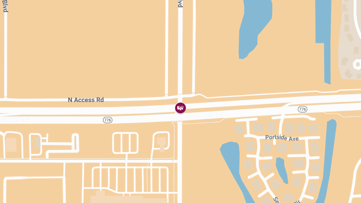 Accident with Injury Reported at S McCall Rd & Gulfstream Blvd