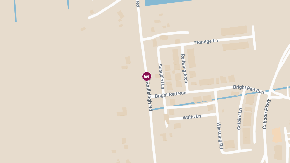 Auto Accident With Injuries Near Shillelagh Rd and Bright Red Run