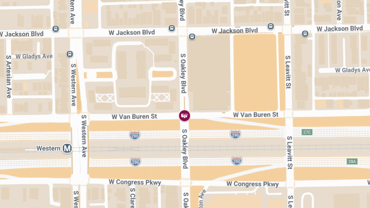 Auto Accident With Injuries Reported at Oakley Blvd & Van Buren St
