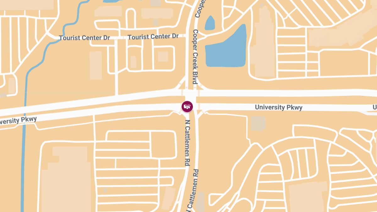 Auto Accident With Injuries at Cooper Creek Blvd & University Pkwy