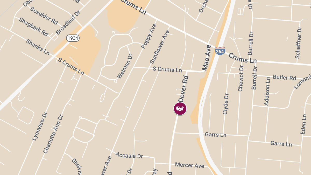 Auto Accident on Dover Rd Near Preston Hwy Leaves Woman Injured