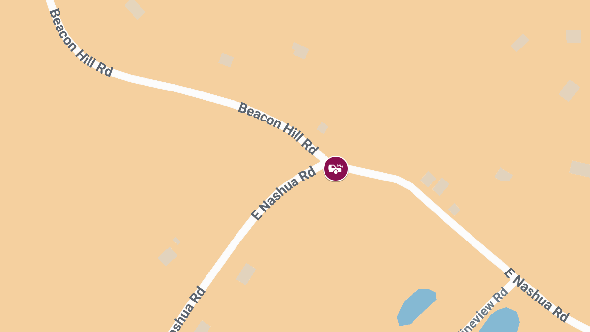 Auto Accident with Injuries at E Nashua Rd and Beacon Hill Rd