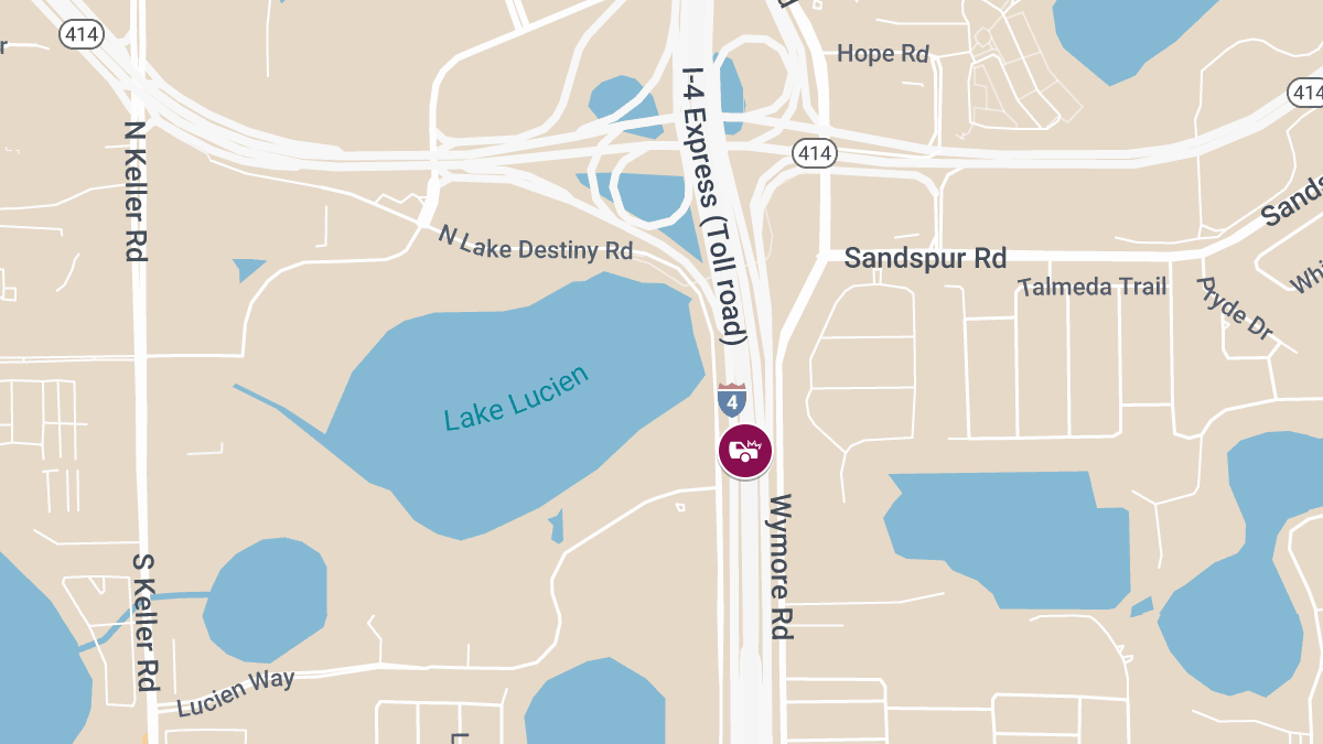 Auto Accident with Injuries on I-4 EB Near MM 89