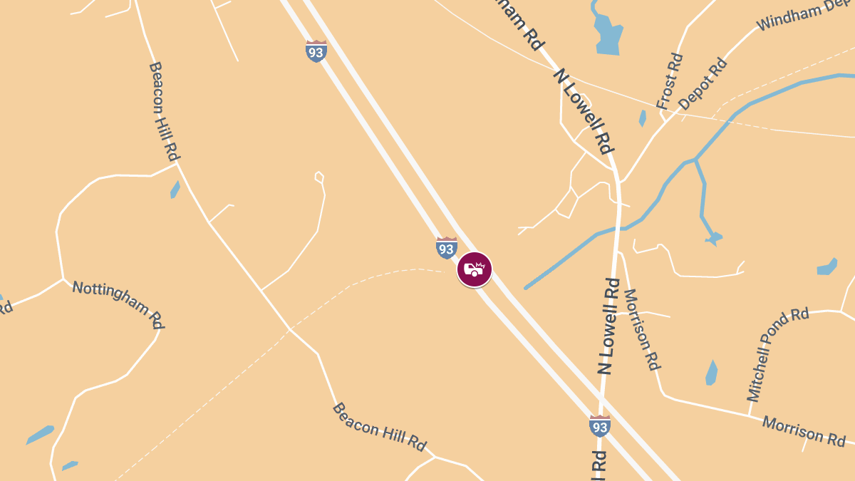 Auto Accident with Injuries on I-93 NB at Exit 3 Ramp