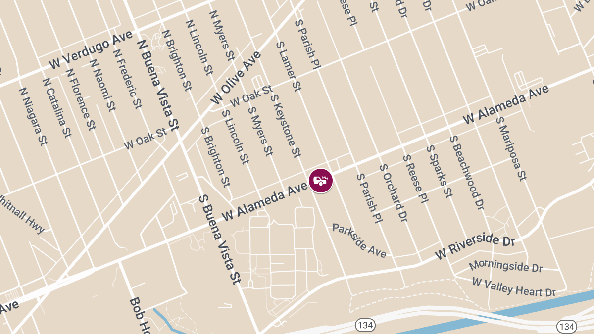 Auto Accident with Injuries on W Alameda Ave in Media District