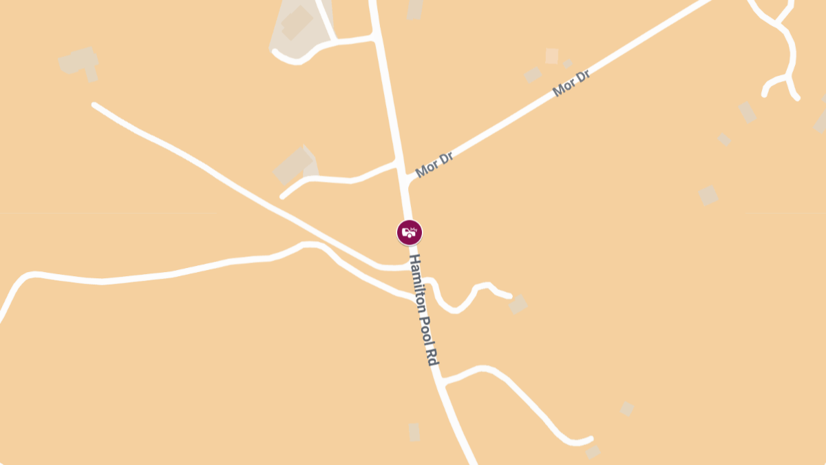 Auto Collision with Injuries on Hamilton Pool Rd