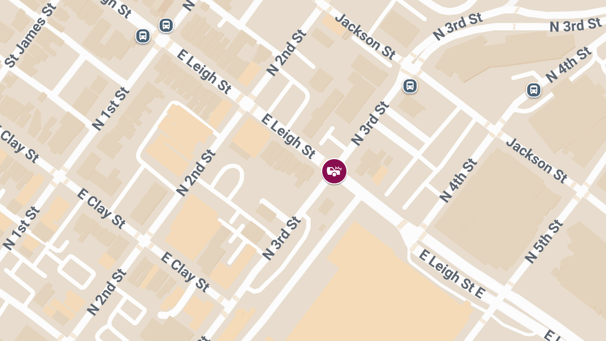 Auto Crash with Injuries at N 3rd St and E Leigh St