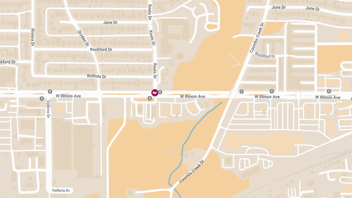 Auto Crash with Injuries on W Illinois Ave & Keats Dr 