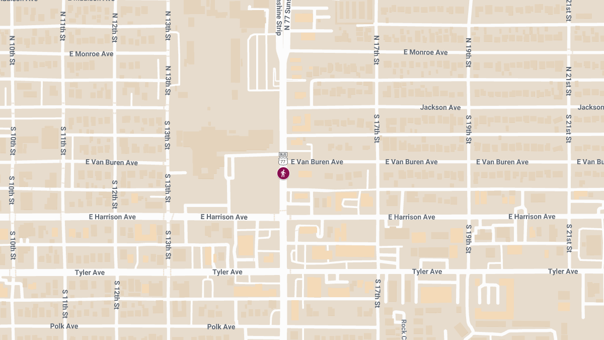 Auto-Pedestrian Crash on N Business 77 Leaves Man Critically Injured