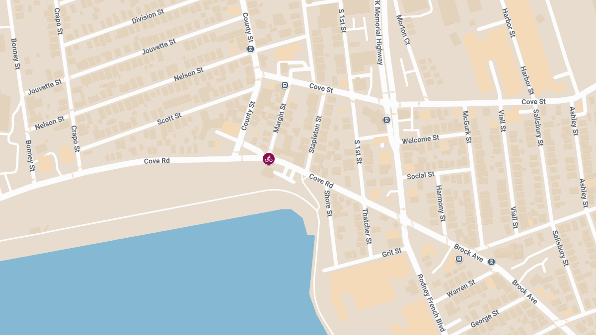 Bicyclist Injured in Accident at Cove Rd & Margin St