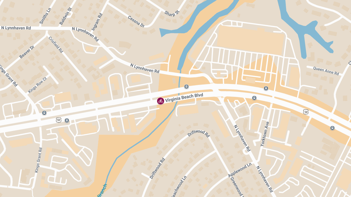 Bicyclist Injured in Collision Near Virginia Beach Blvd