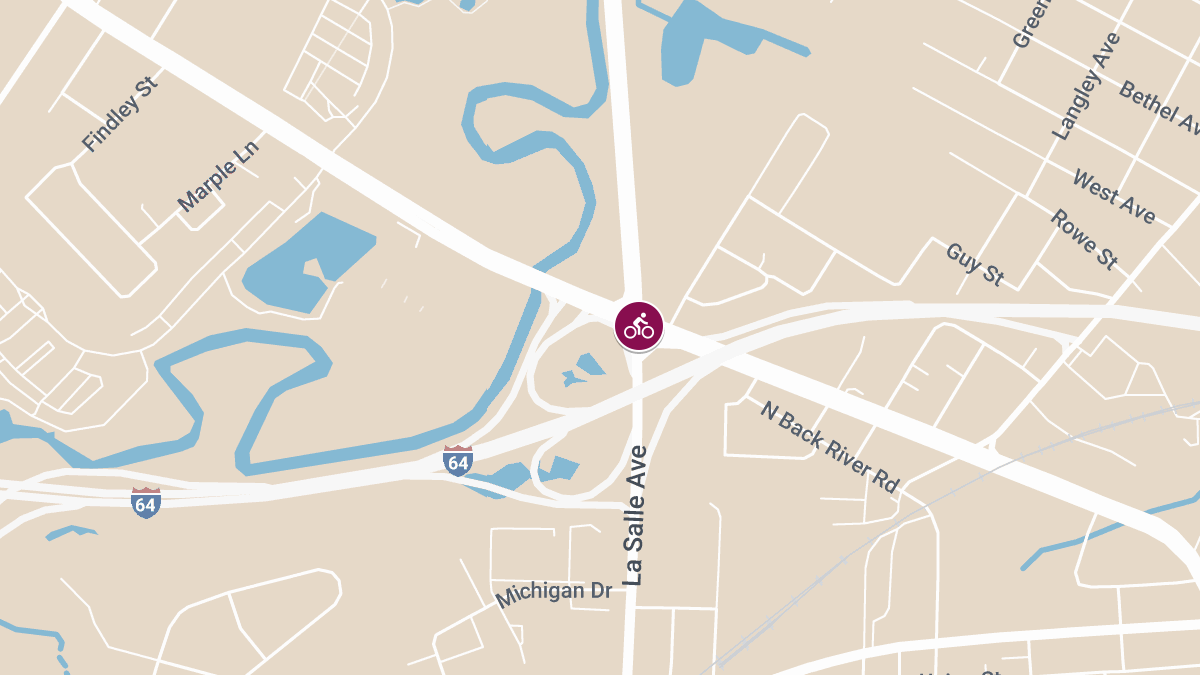 Bicyclist Injured in Vehicle Collision at N Armistead Ave and La Salle Ave